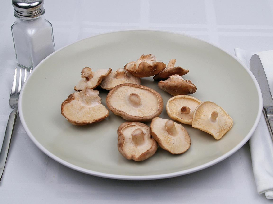 Calories in 90 grams of Shitake Mushrooms