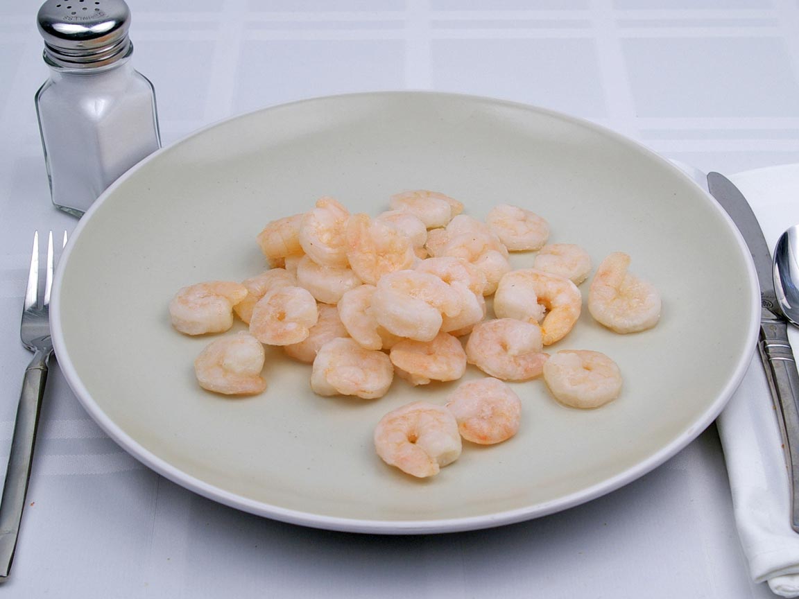 Calories in 28 shrimp(s) of Shrimp
