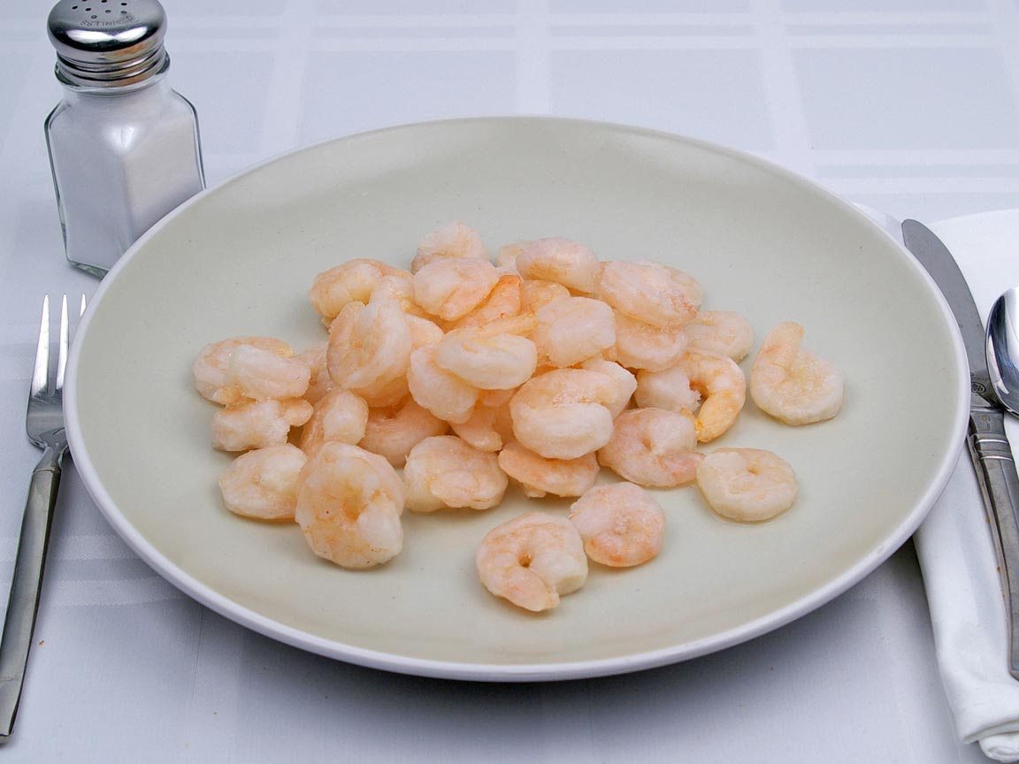 Calories in 44 shrimp(s) of Shrimp