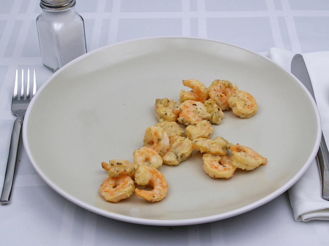 Calories in 113 grams of Shrimp Scampi