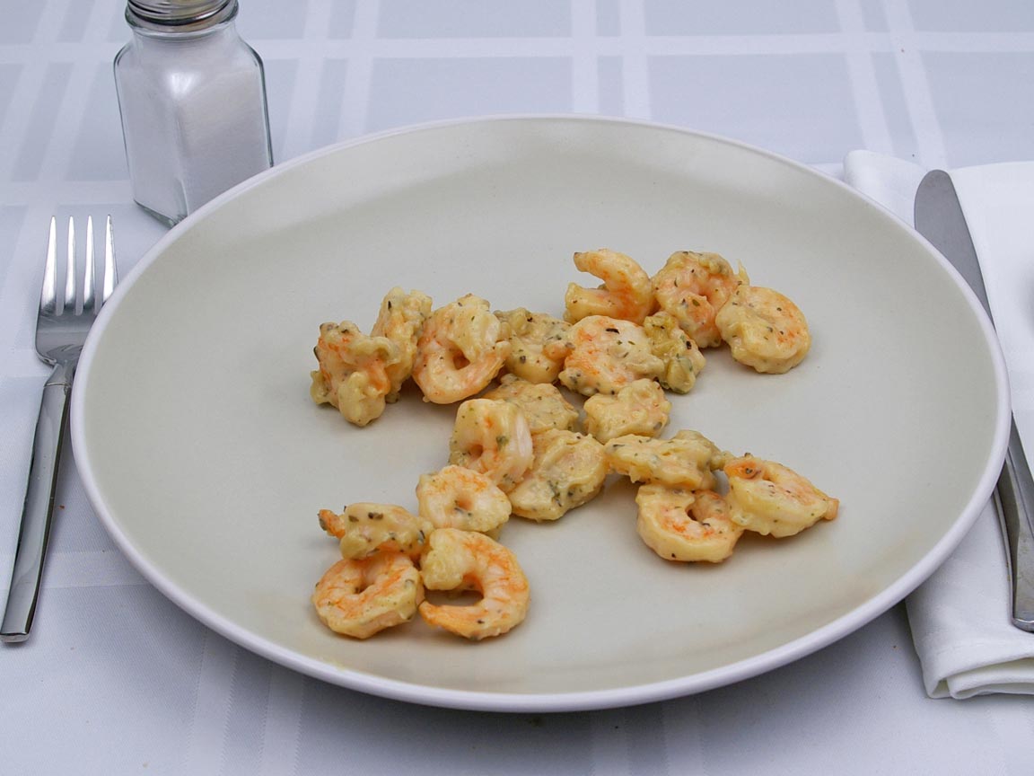 Calories in 141 grams of Shrimp Scampi