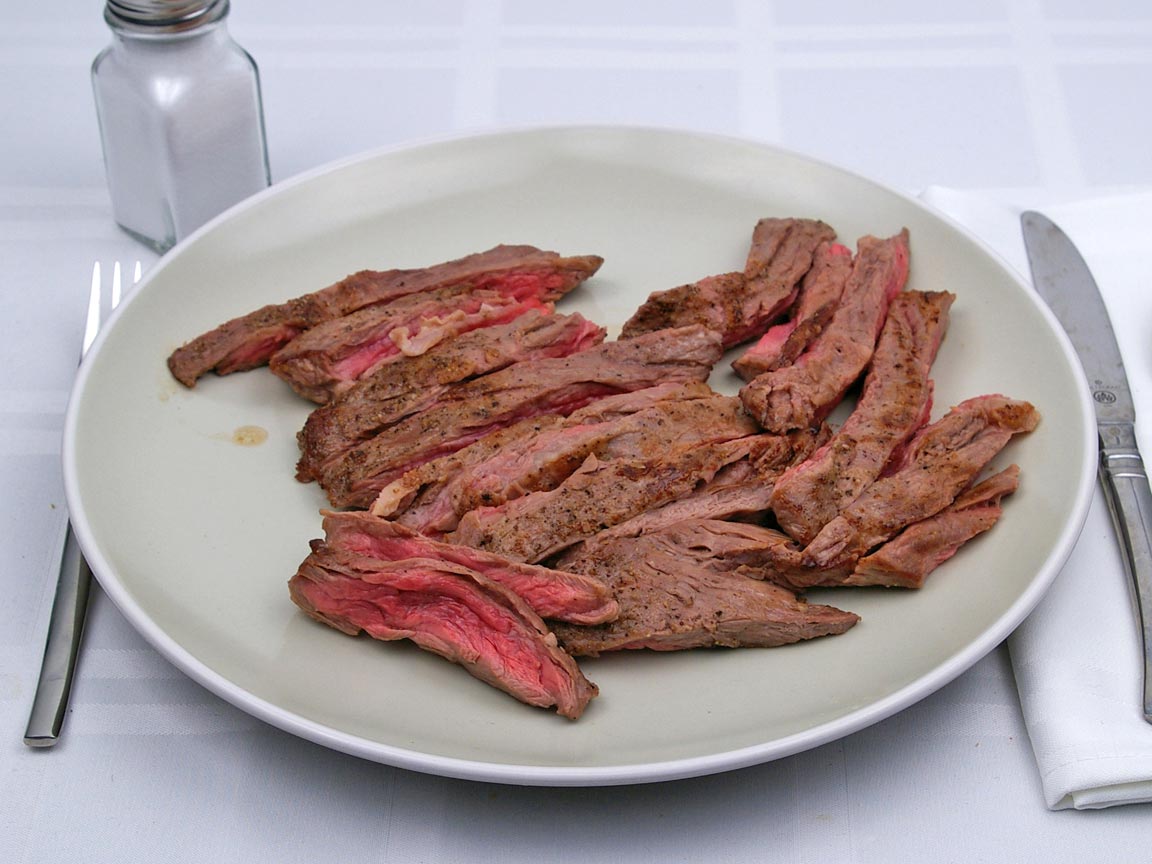 Calories in 340 grams of Skirt Steak