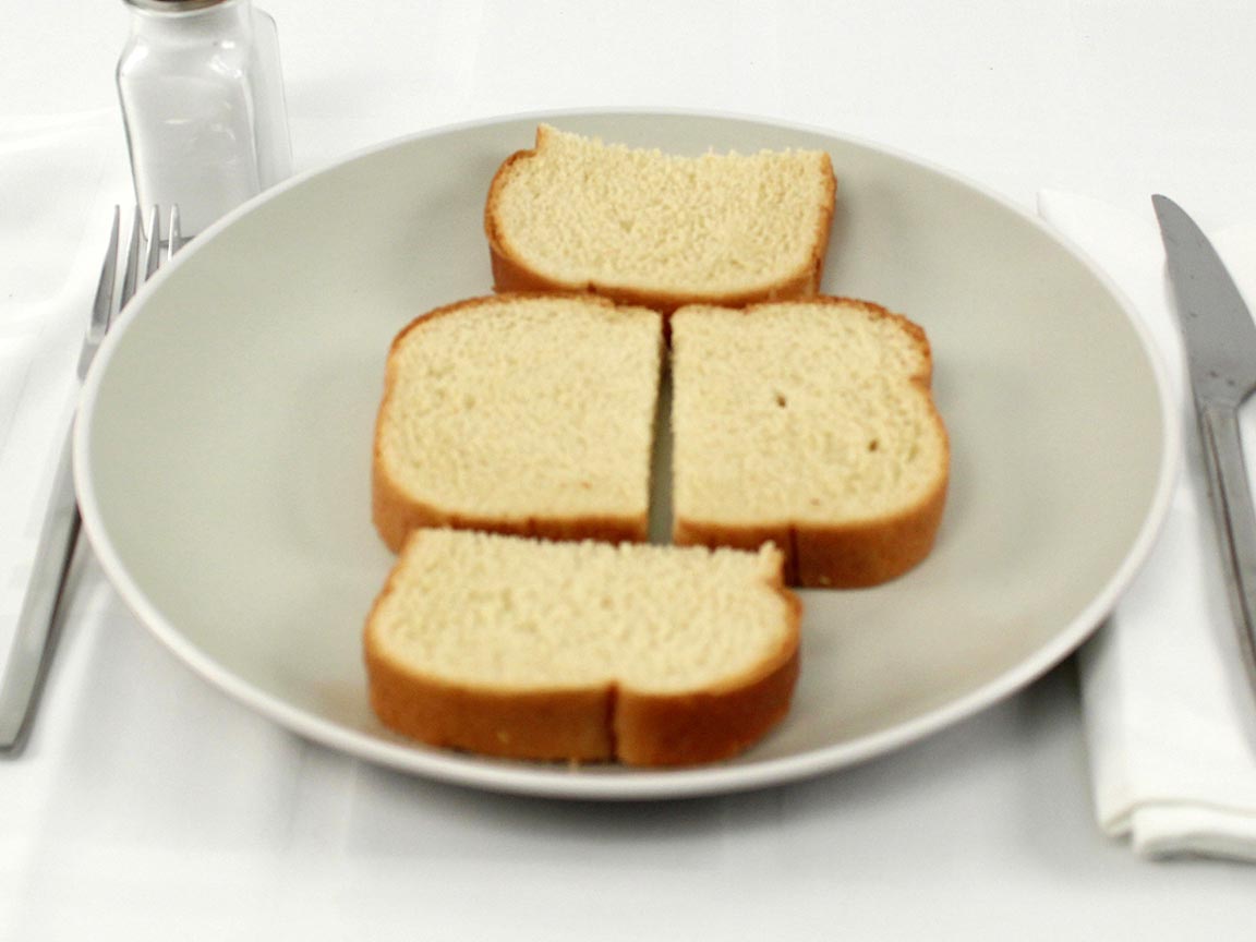 Calories in 2 slice(s) of Thick Sliced Brioche Style Bread