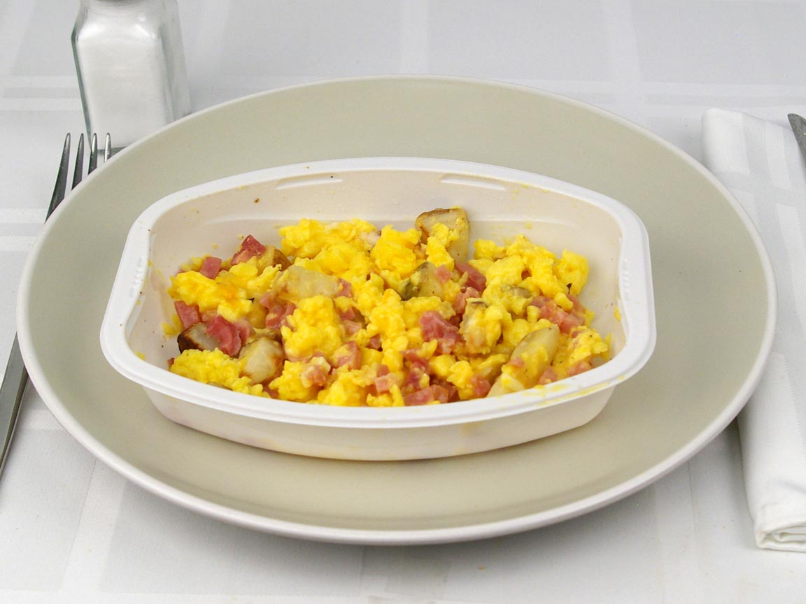 Calories in 1 package(s) of Smart Ones - Ham and Cheese Scramble