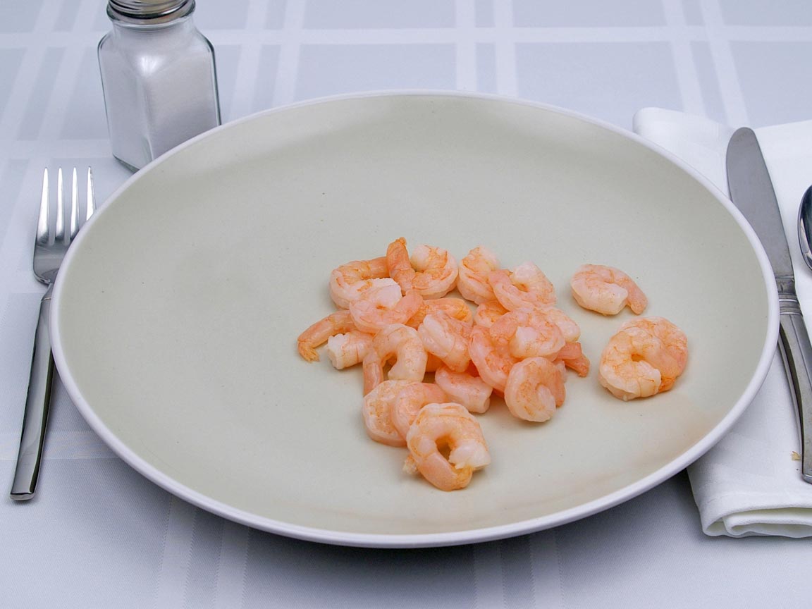 Calories in 85 grams of Shrimp - Small 