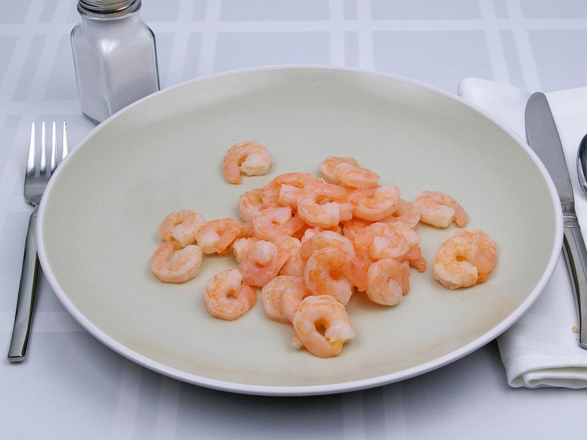 Calories in 141 grams of Shrimp - Small 