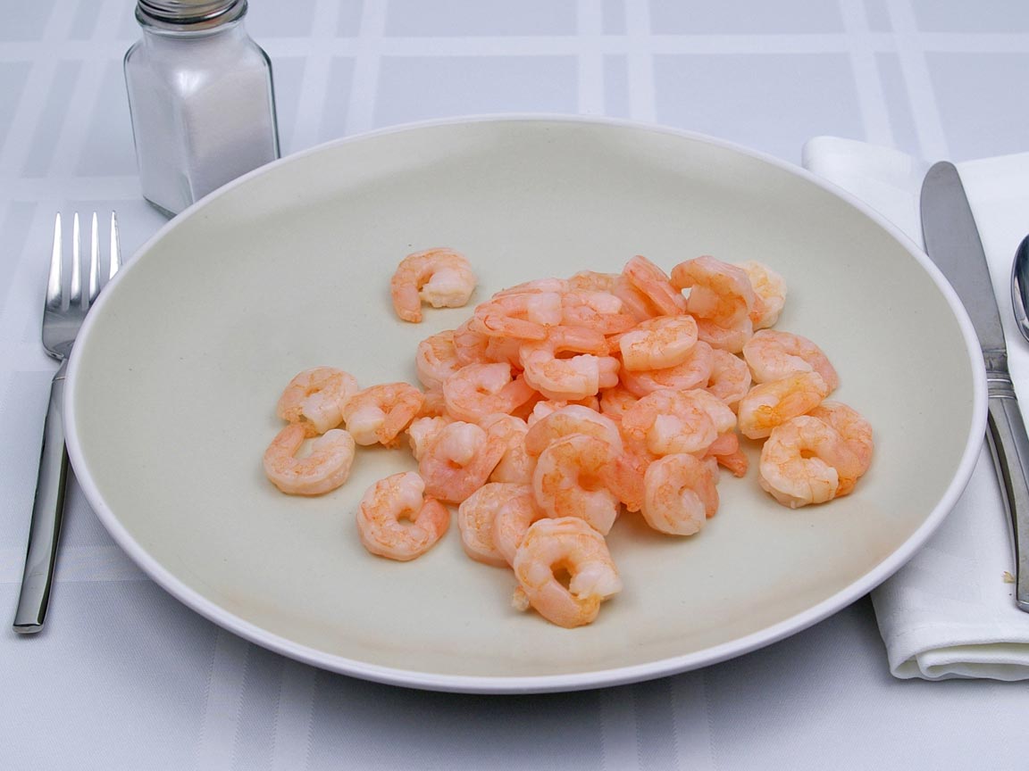 Calories in 170 grams of Shrimp - Small 