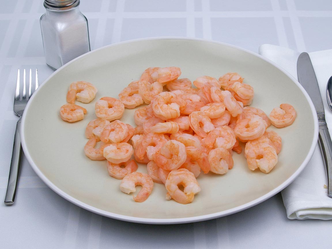 Calories in 255 grams of Shrimp - Small 