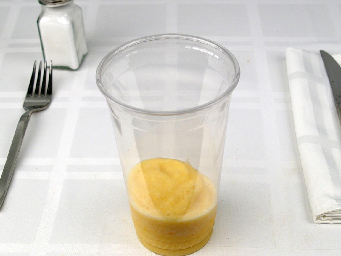 Calories in 0.19 large(s) of Jamba Juice Orange Dream Machine Smoothie