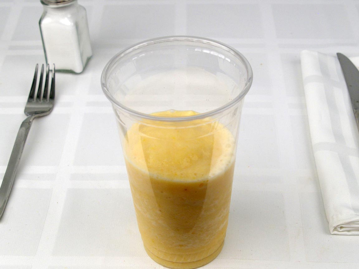 Calories in 0.44 large(s) of Jamba Juice Orange Dream Machine Smoothie