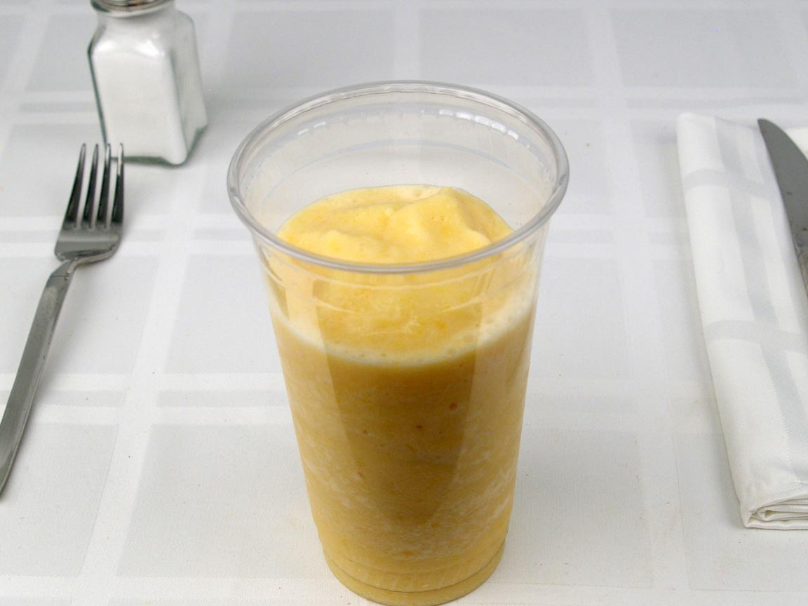 Calories in 0.56 large(s) of Jamba Juice Orange Dream Machine Smoothie