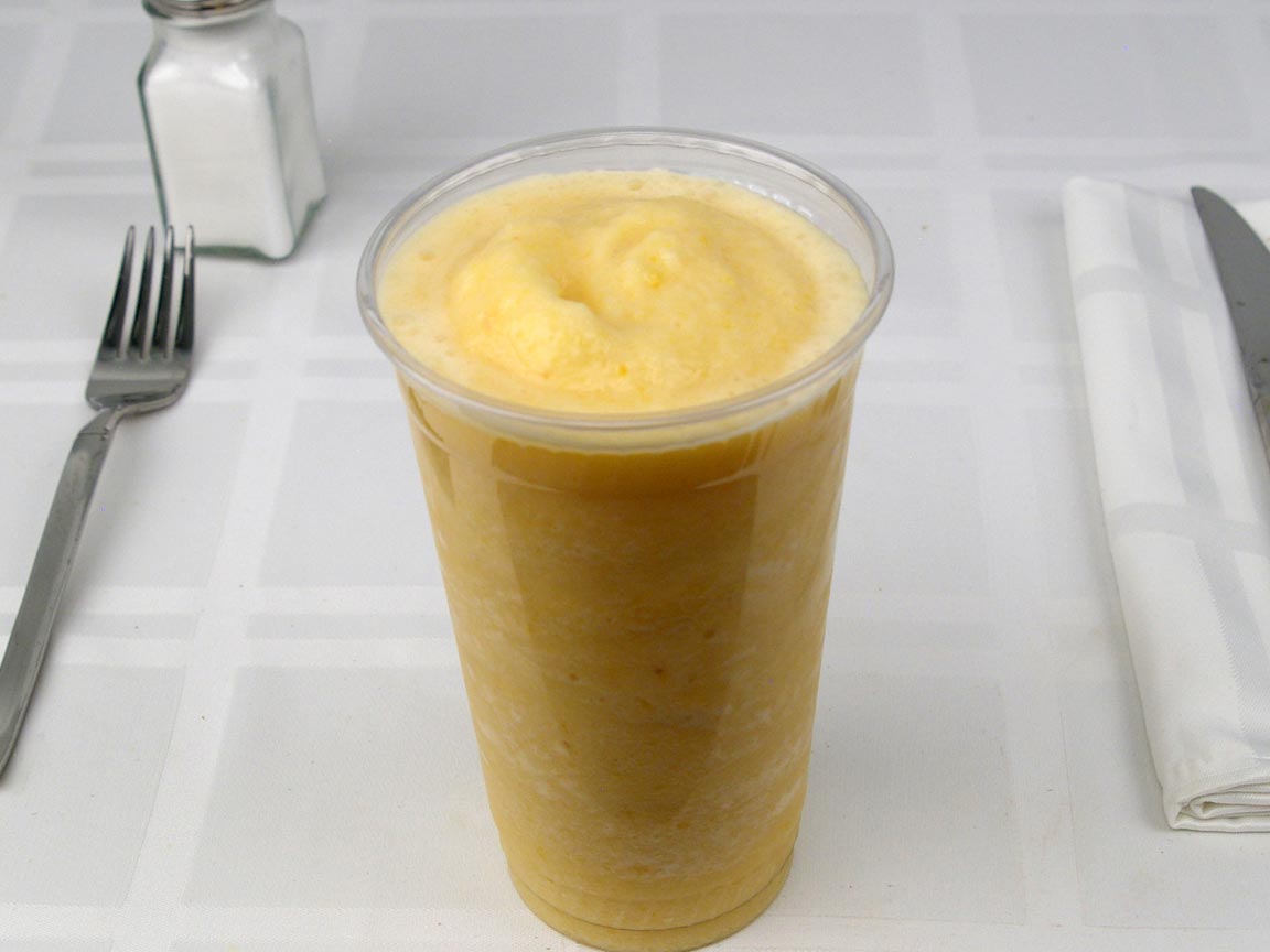 Calories in 0.75 large(s) of Jamba Juice Orange Dream Machine Smoothie