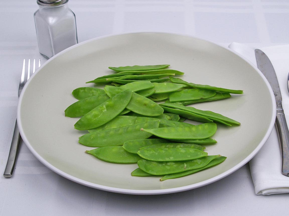 Calories in 170 grams of Snow Peas