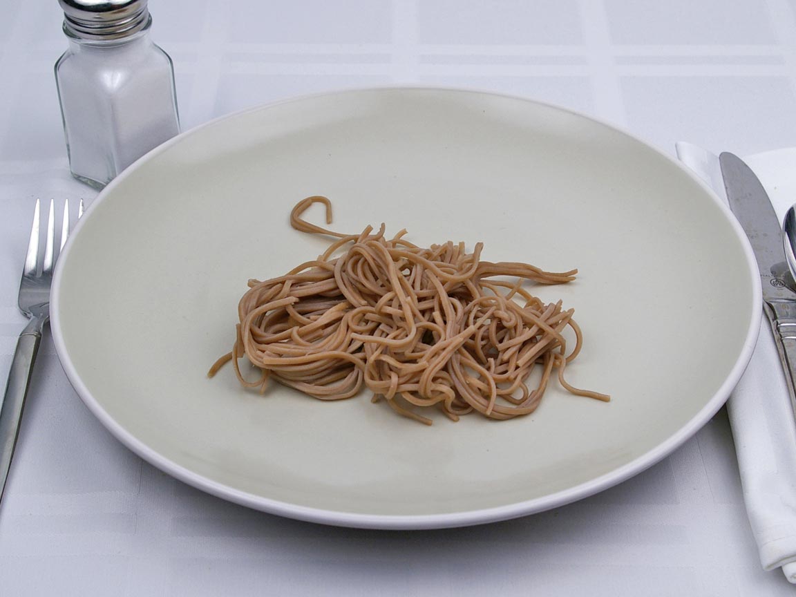 Calories in 0.5 cup(s) of Soba Noodles