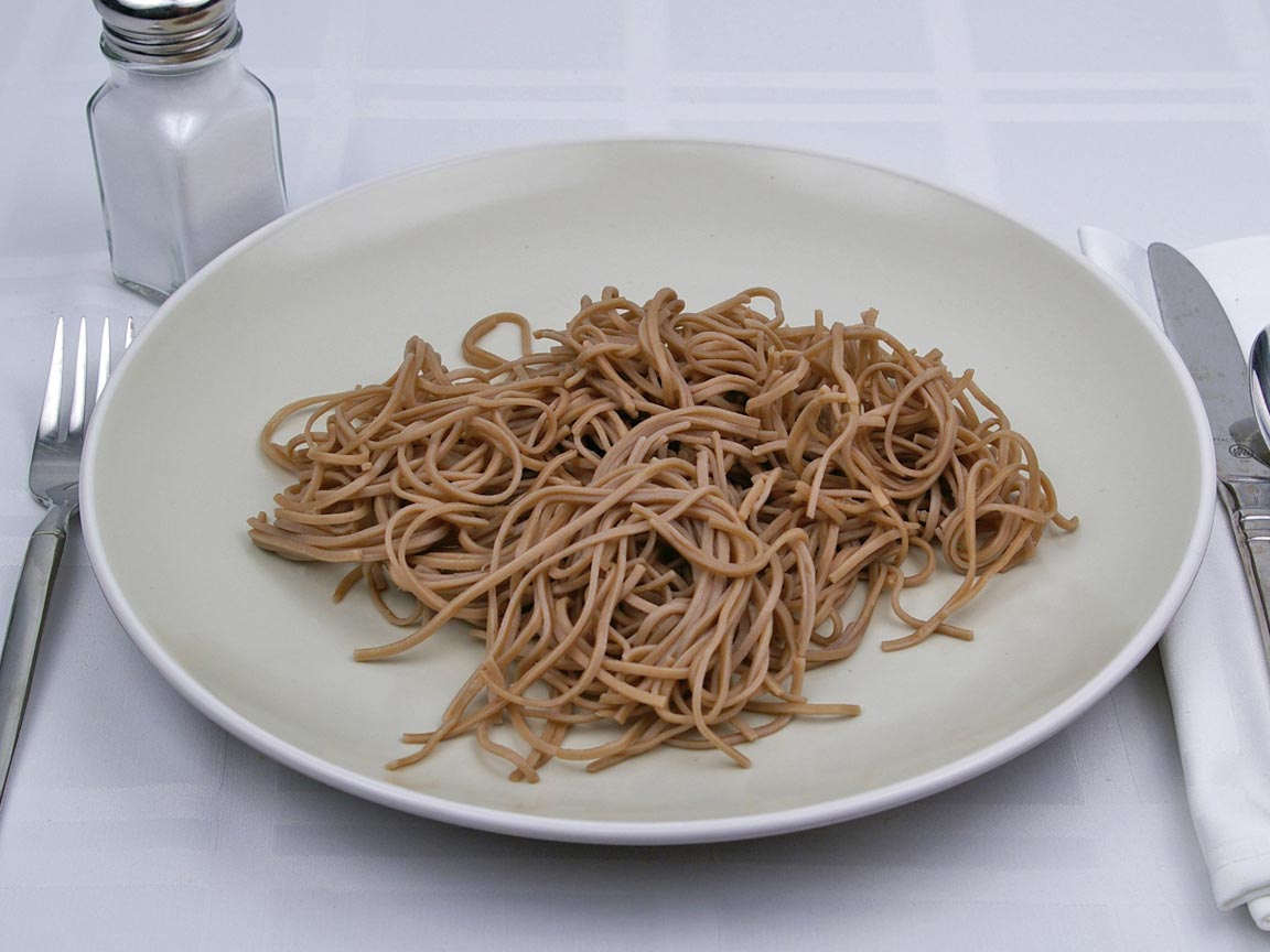 Calories in 1.5 cup(s) of Soba Noodles
