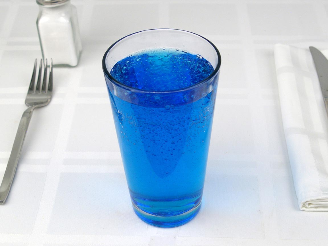 Calories in 14 fl oz(s) of Fanta Berry Blue Soda