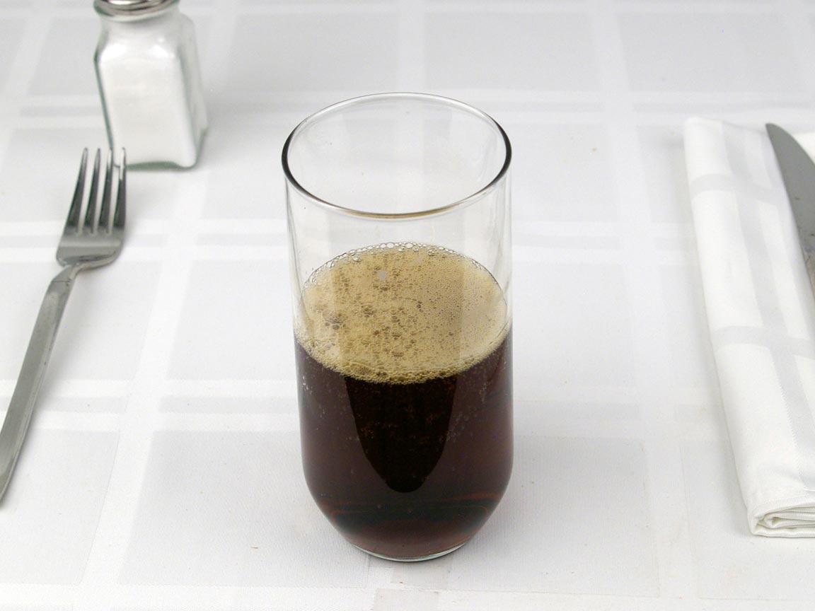 Calories in 10 fl oz(s) of Root Beer Soda