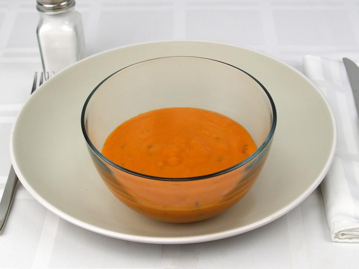Calories in 1.25 cup(s) of Soup - Creamy Tomato