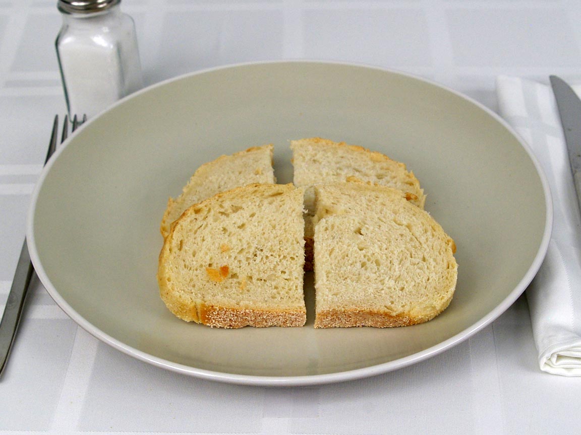 Calories in 4 ea(s) of Sourdough Bread