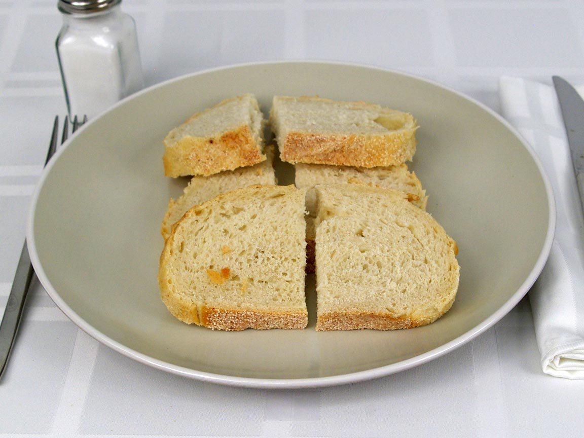 Calories in 6 ea(s) of Sourdough Bread