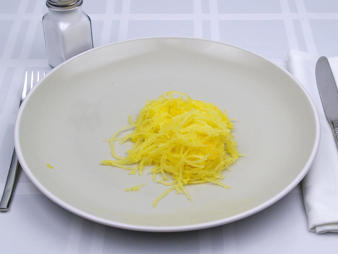 Calories in 0.5 cup(s) of Spaghetti Squash