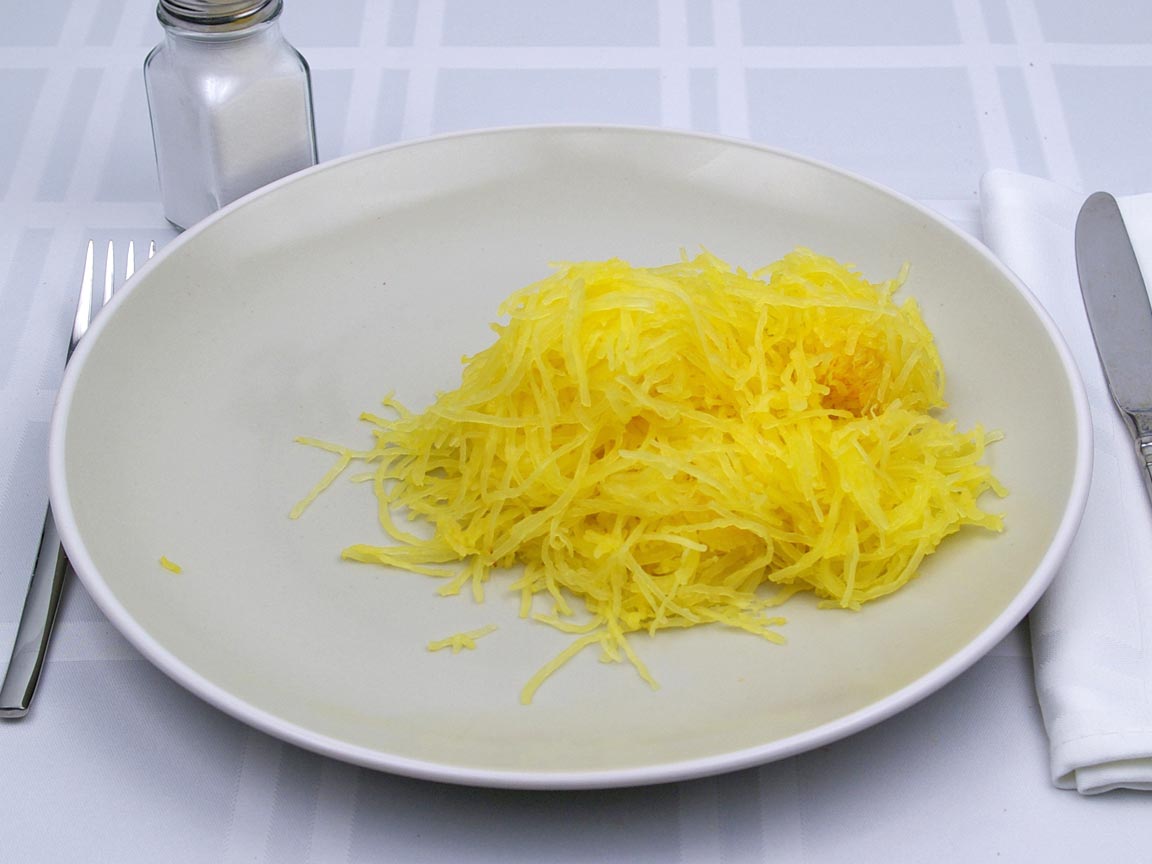 Calories in 1.5 cup(s) of Spaghetti Squash