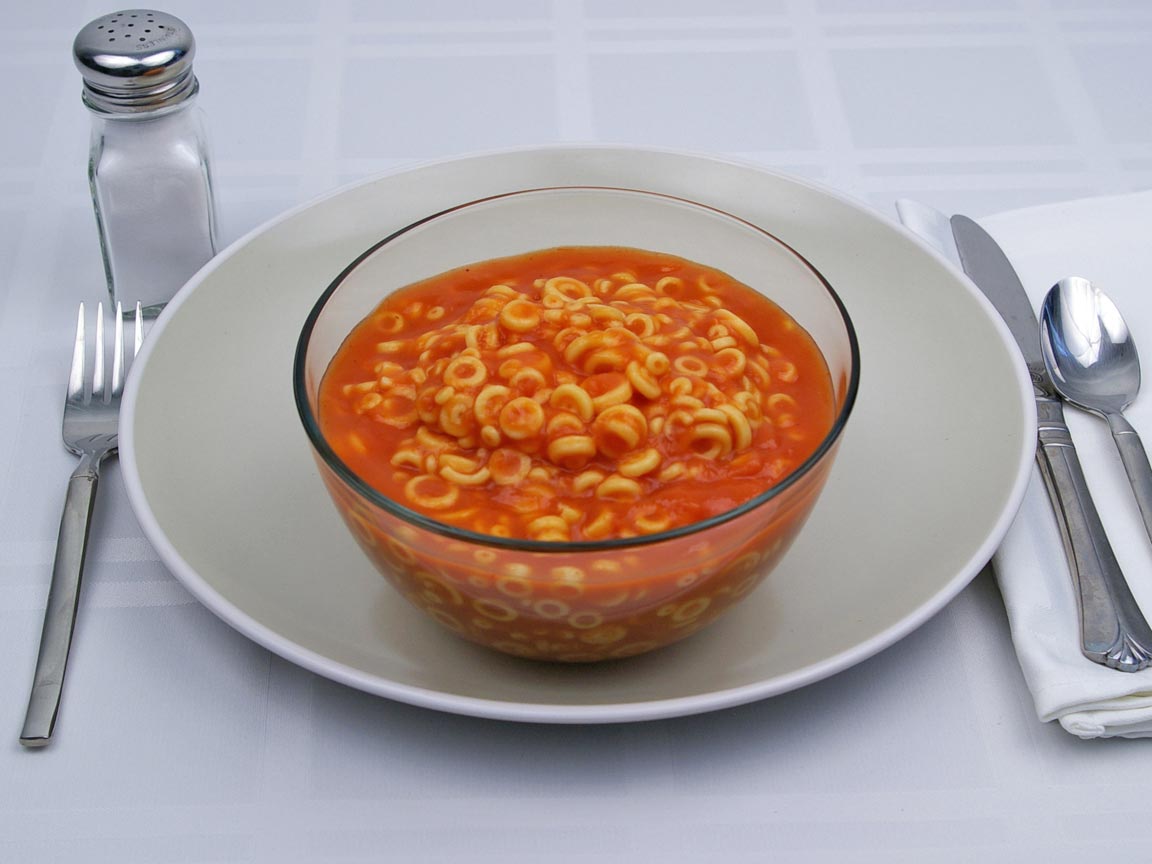 Calories in 2.75 cup(s) of Spaghettios - Original