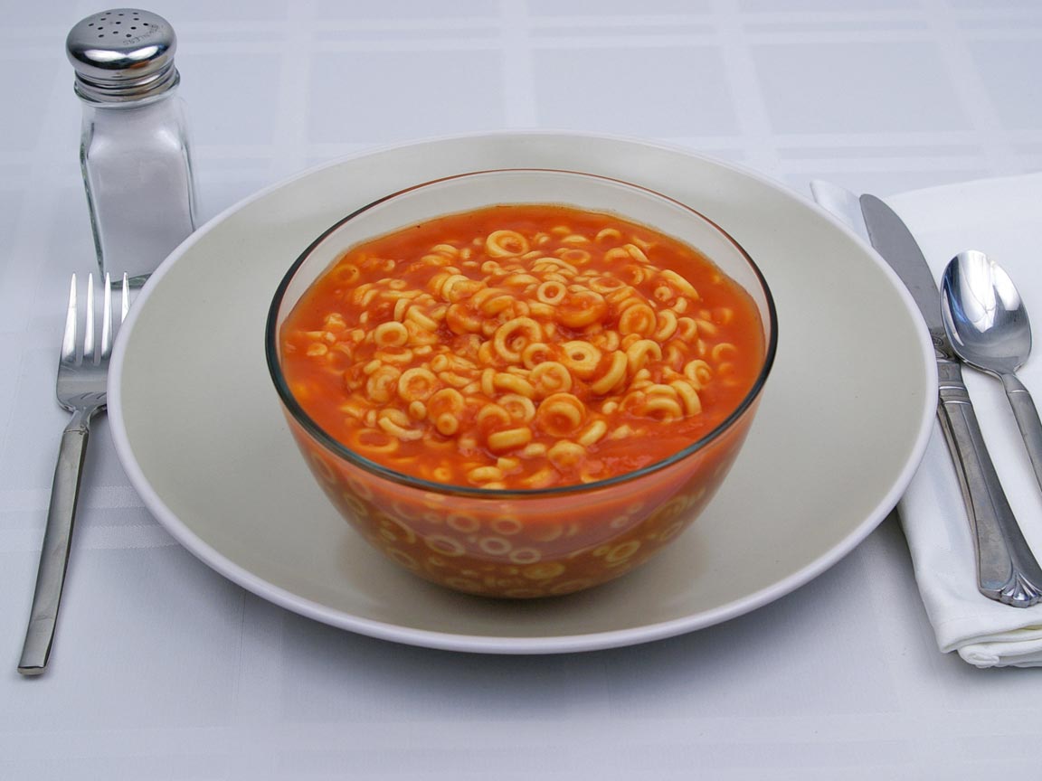 Calories in 3 cup(s) of Spaghettios - Original
