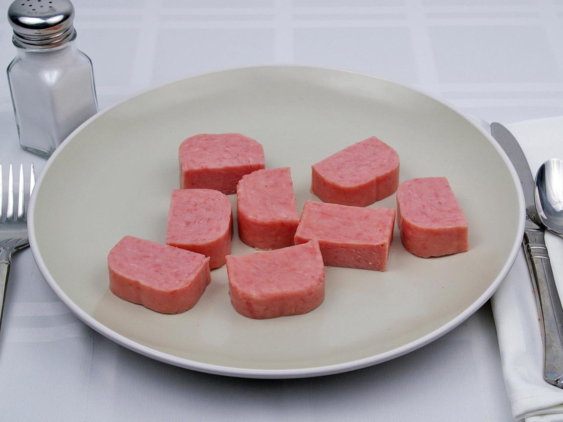 Calories in 0.67 can(s) of Spam
