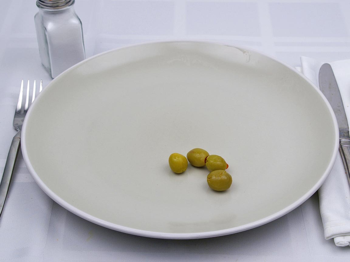 Calories in 4 olive(s) of Spanish Manzanilla Olives
