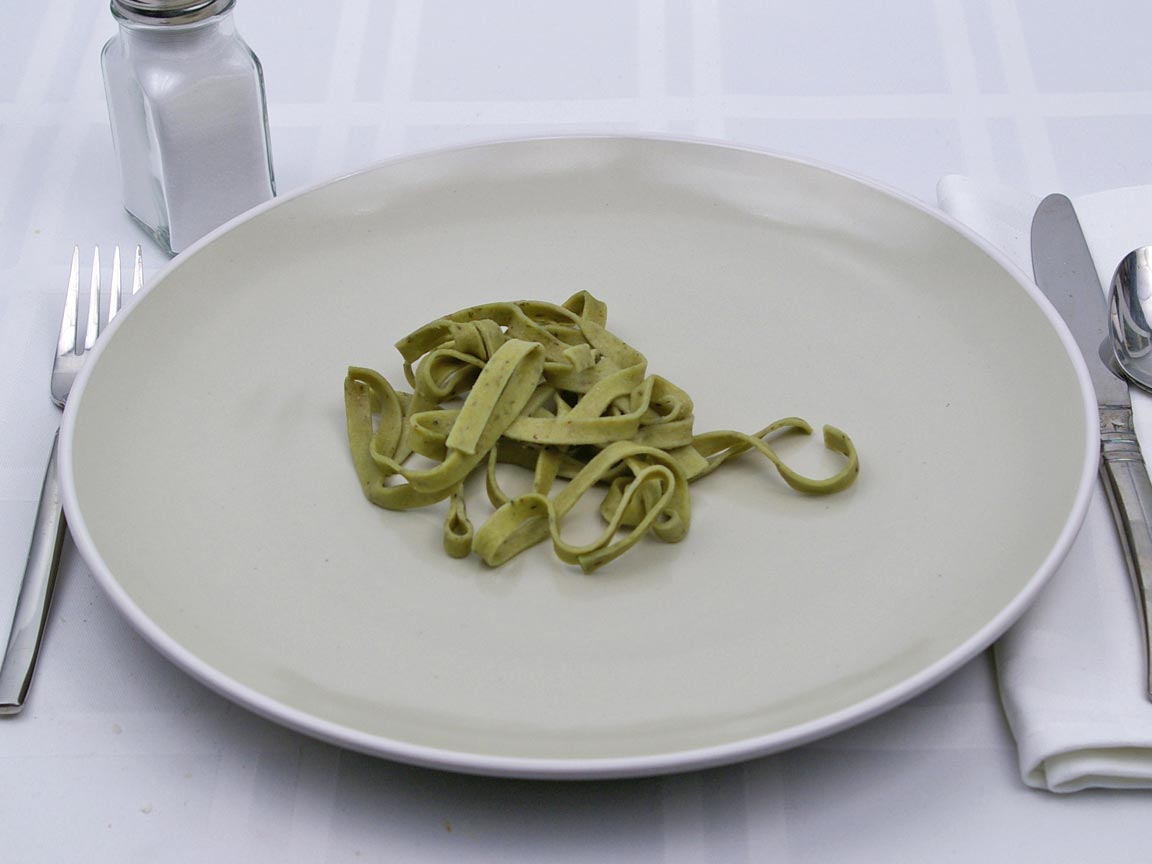 Calories in 28 grams of Spinach Fettuccine Pasta