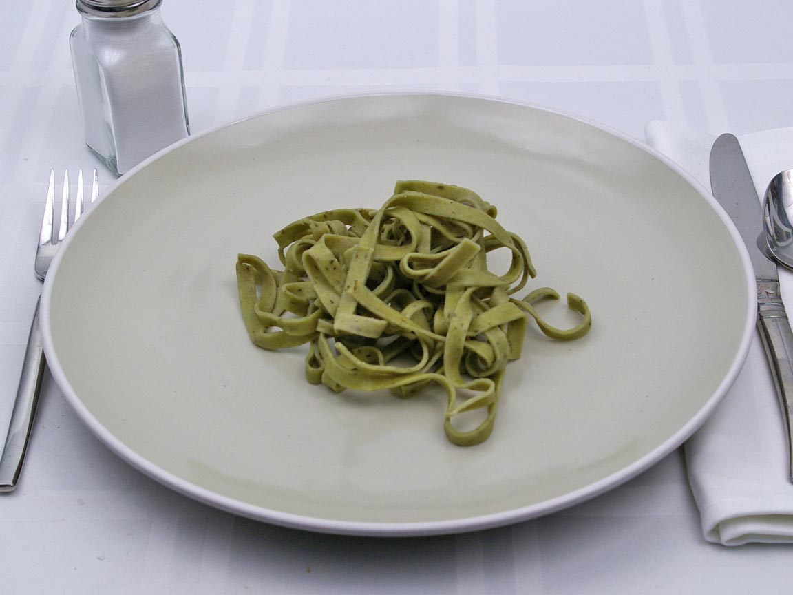 Calories in 56 grams of Spinach Fettuccine Pasta