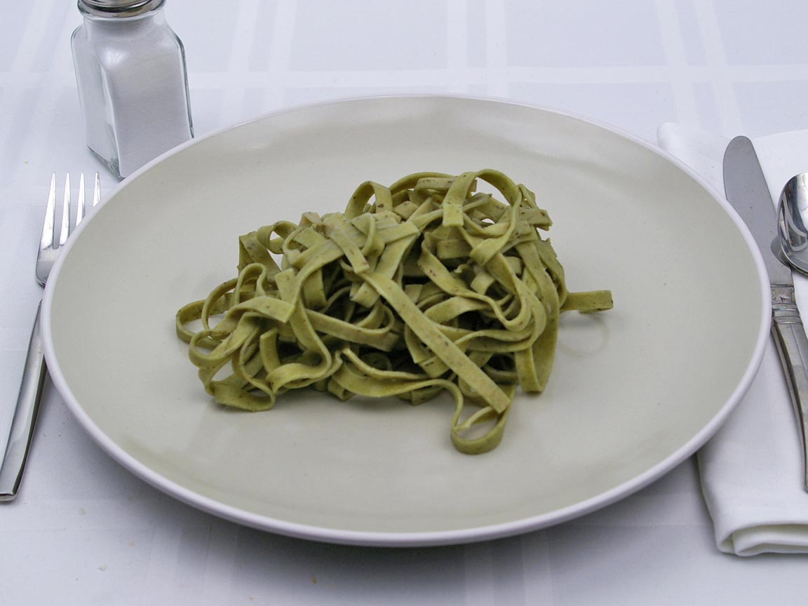 Calories in 113 grams of Spinach Fettuccine Pasta