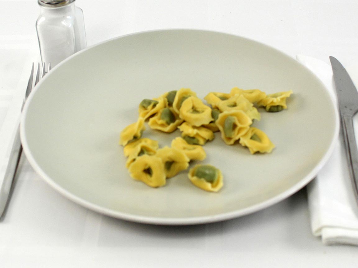 Calories in 78 grams of Fresh Spinach Tortellini