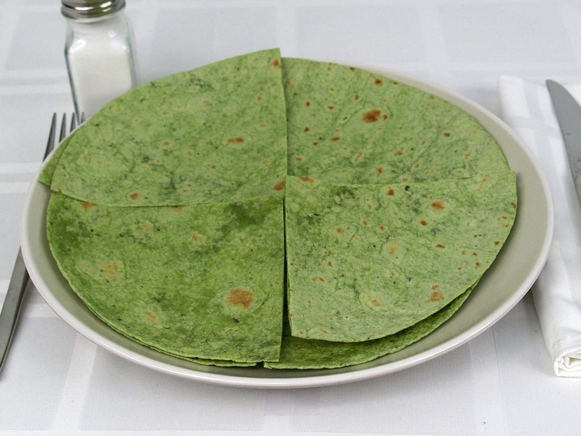 Calories in 2 ea(s) of Spinach Wraps Tortilla