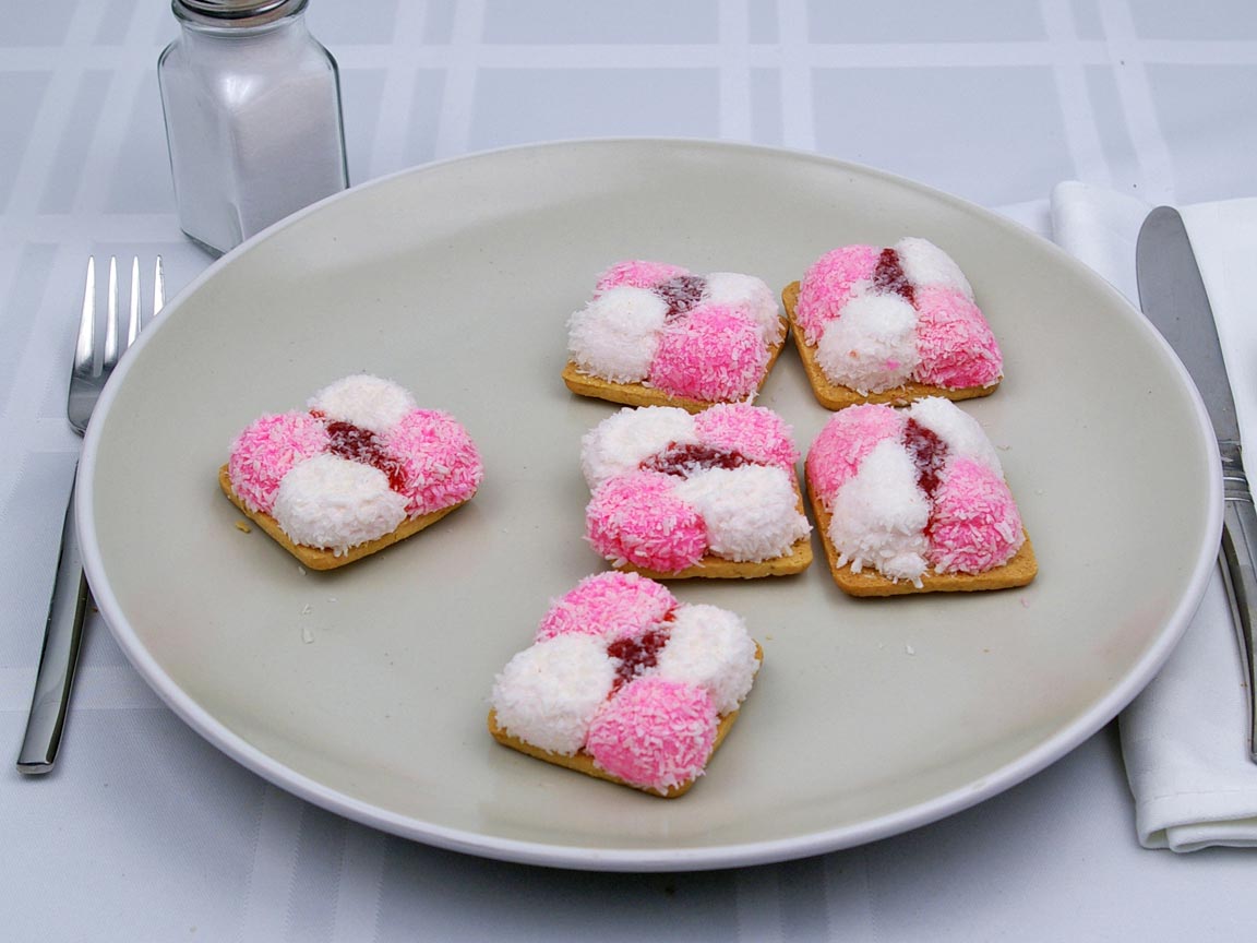 Calories in 6 cookie(s) of Sponch Marshmallow Cookies