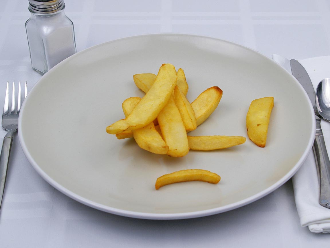 Calories in 113 grams of Steak Fries - Fried