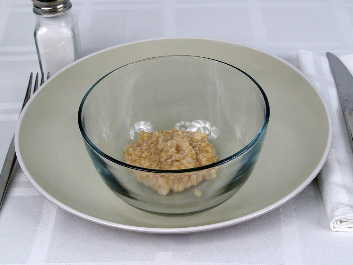 Calories in 0.25 cup(s) of Steel Cut Oatmeal made with Water