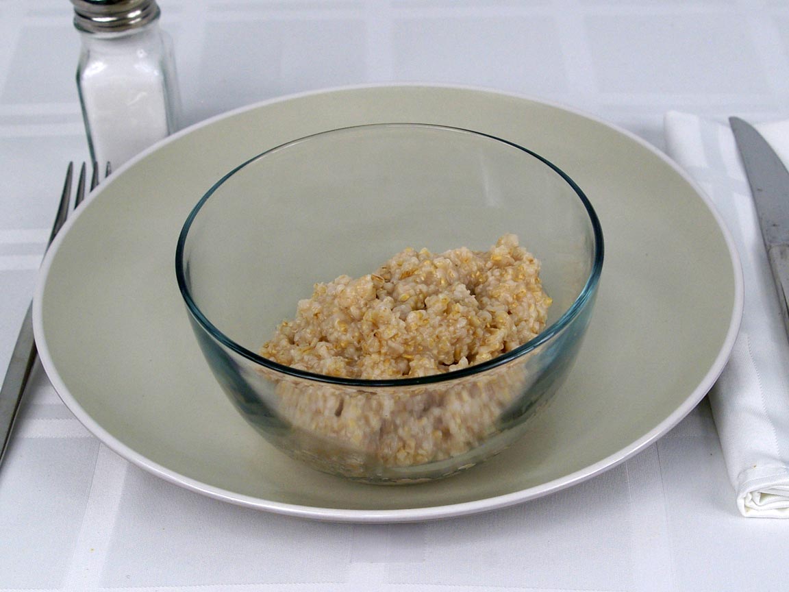 Calories in 1 cup(s) of Steel Cut Oatmeal made with Water