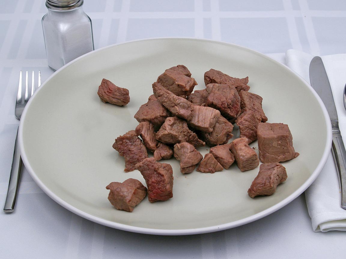 Calories in 226 grams of Beef - Chuck - for Stew