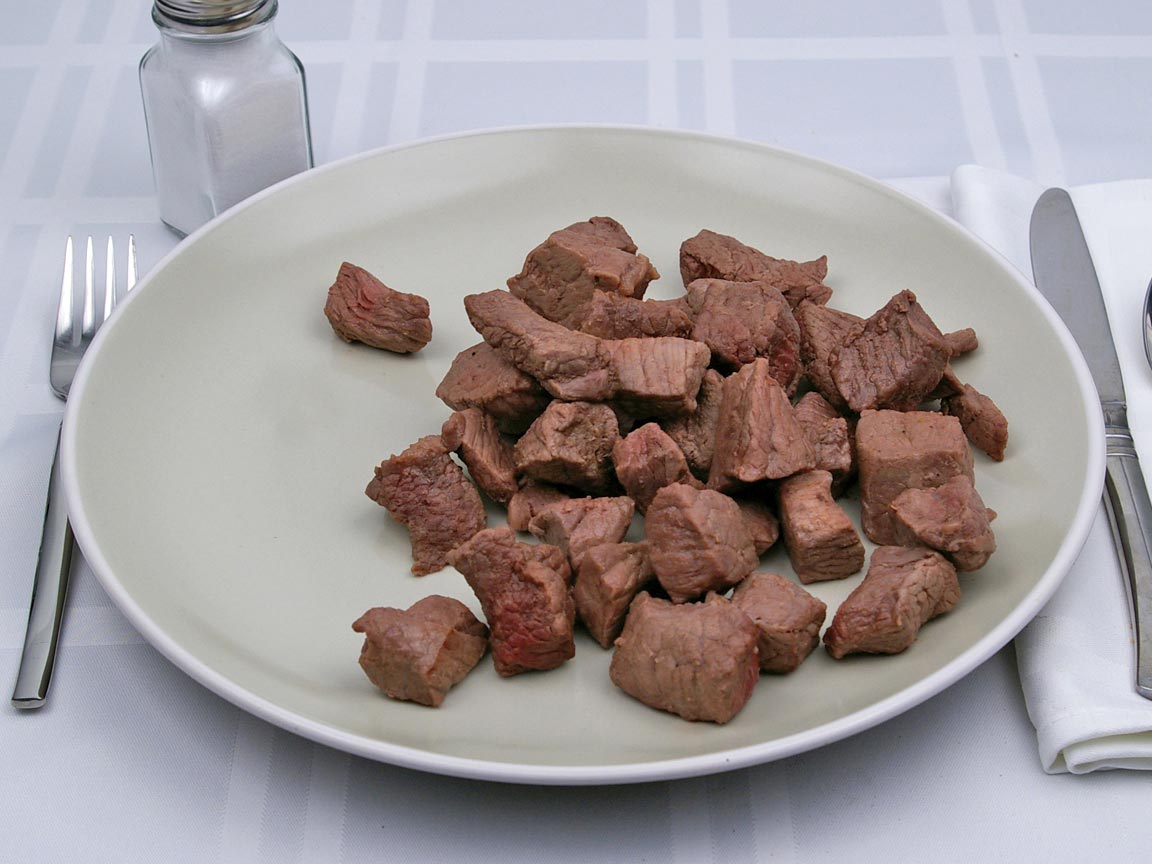 Calories in 311 grams of Beef - Chuck - for Stew