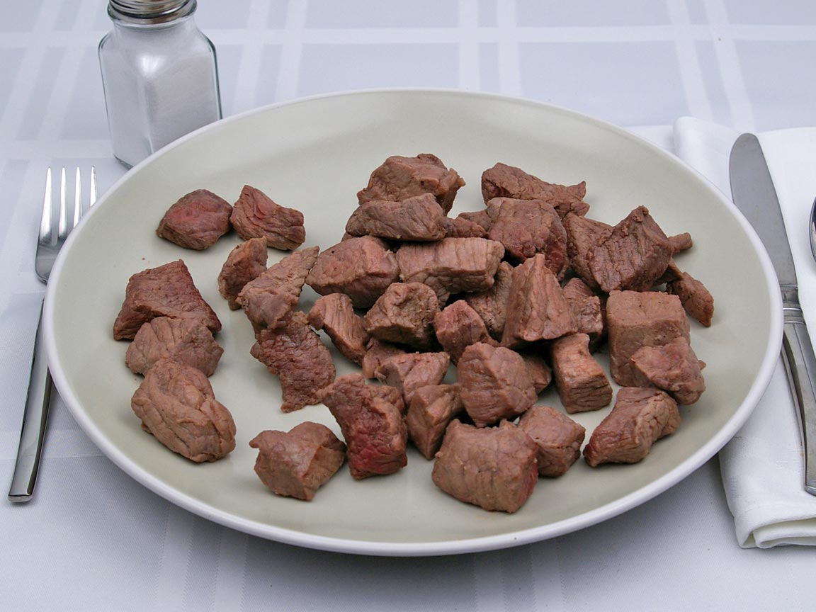 Calories in 368 grams of Beef - Chuck - for Stew