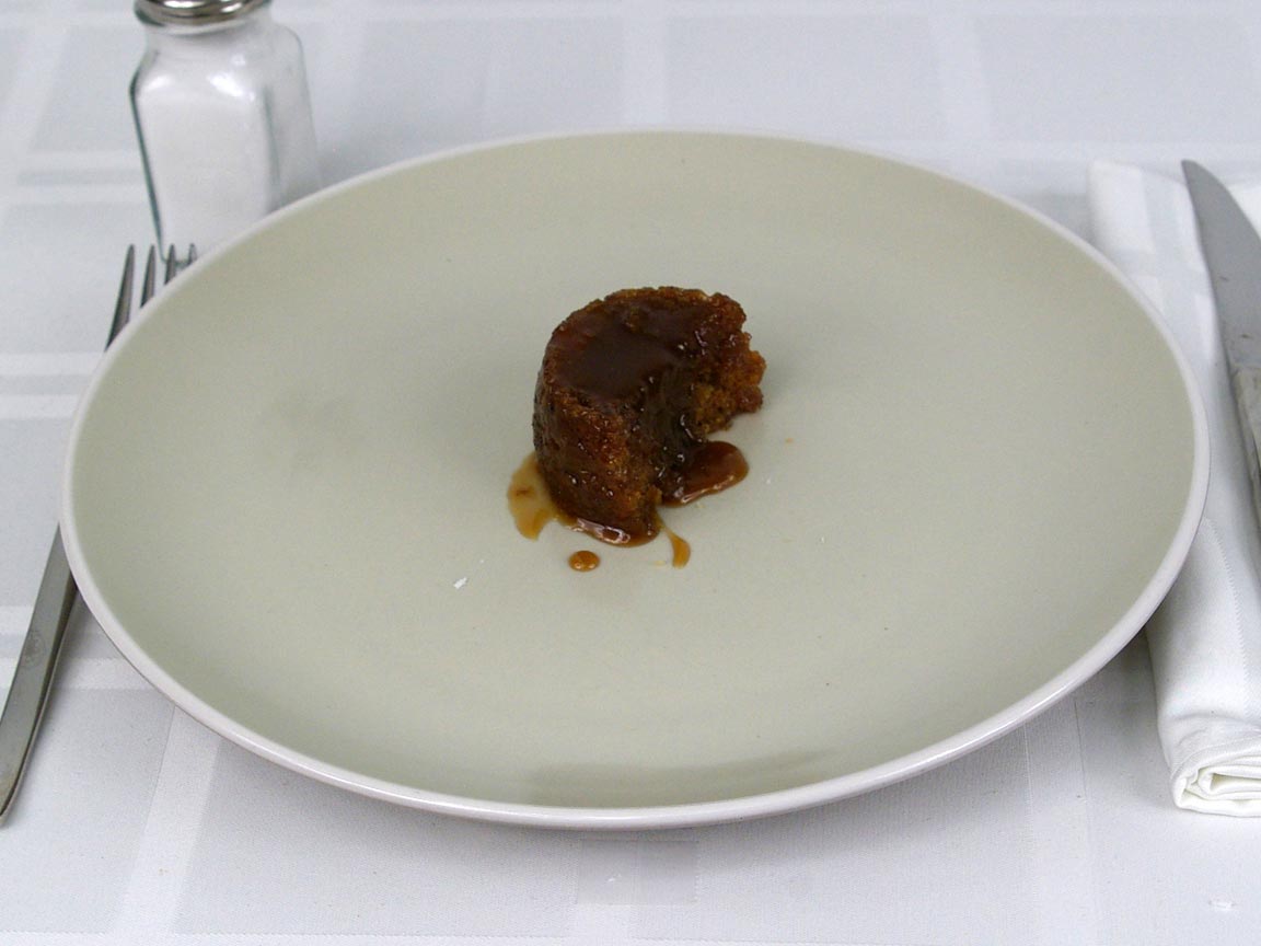 Calories in 50 grams of Sticky Toffee Pudding