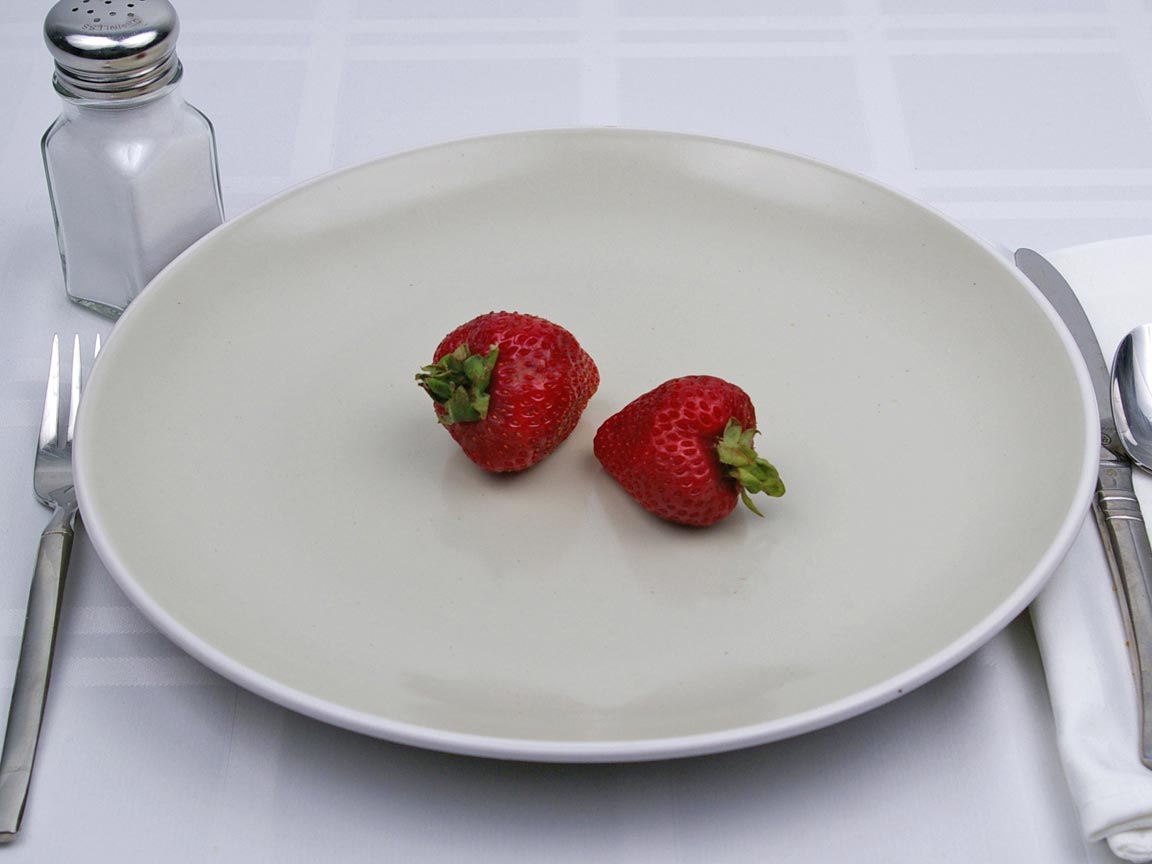 Calories in 48 grams of Strawberries