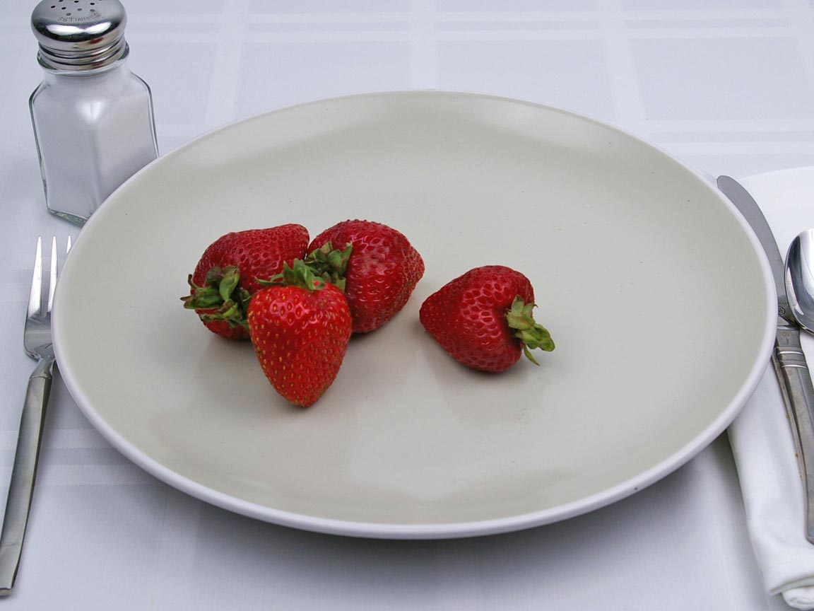 Calories in 96 grams of Strawberries