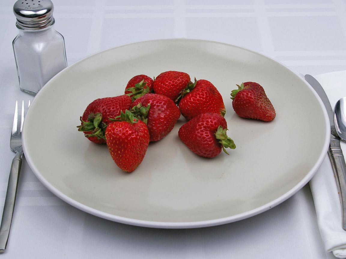 Calories in 192 grams of Strawberries