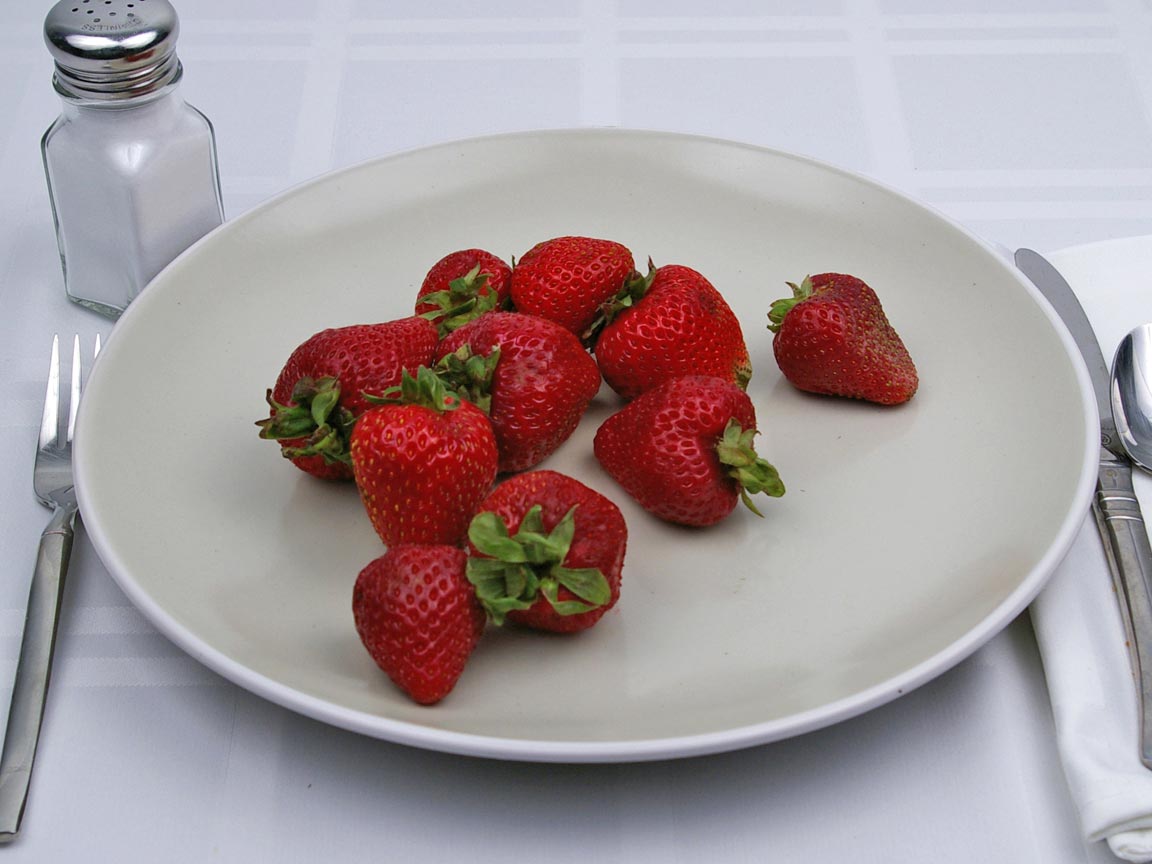 Calories in 240 grams of Strawberries