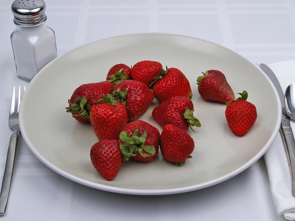 Calories in 289 grams of Strawberries