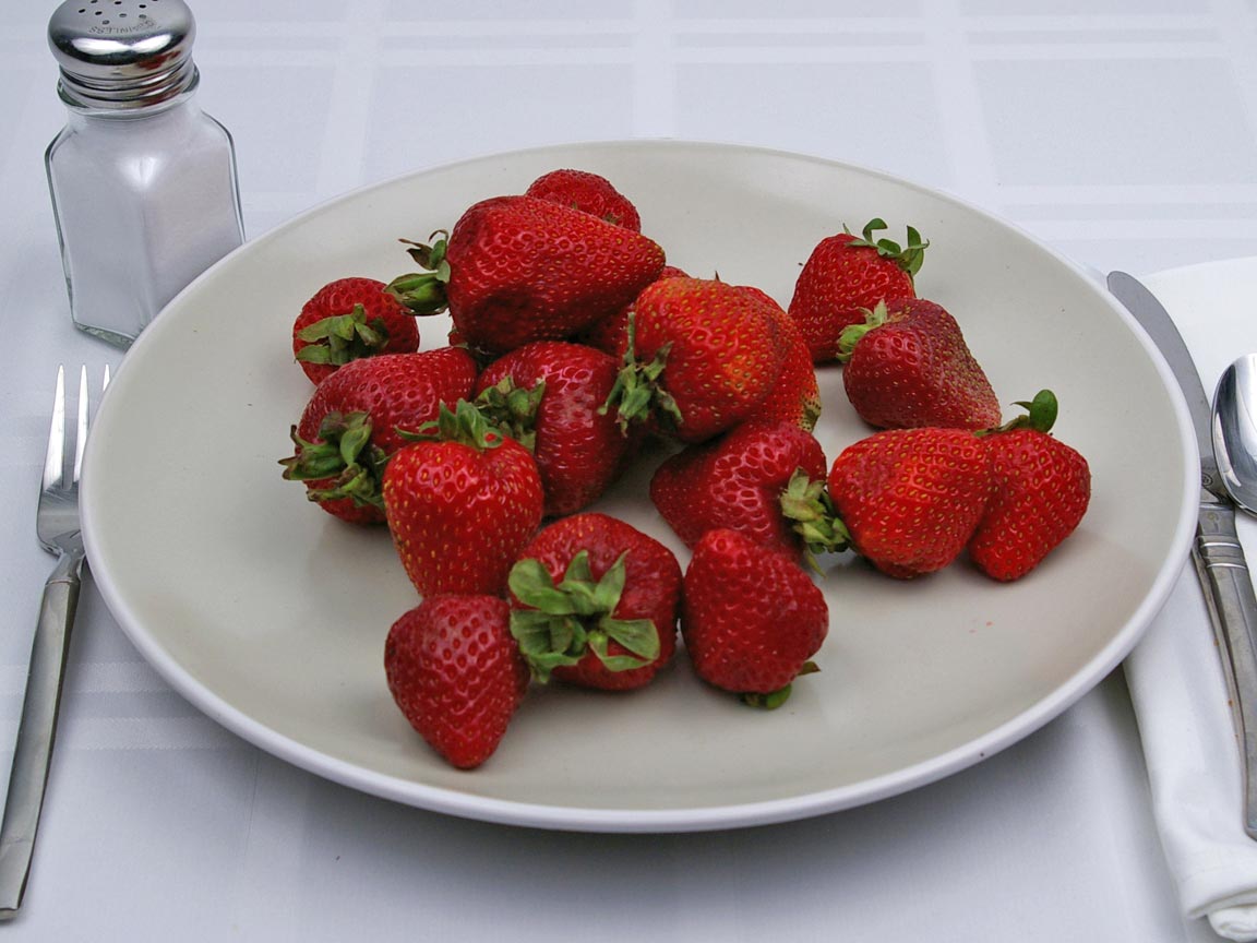Calories in 433 grams of Strawberries