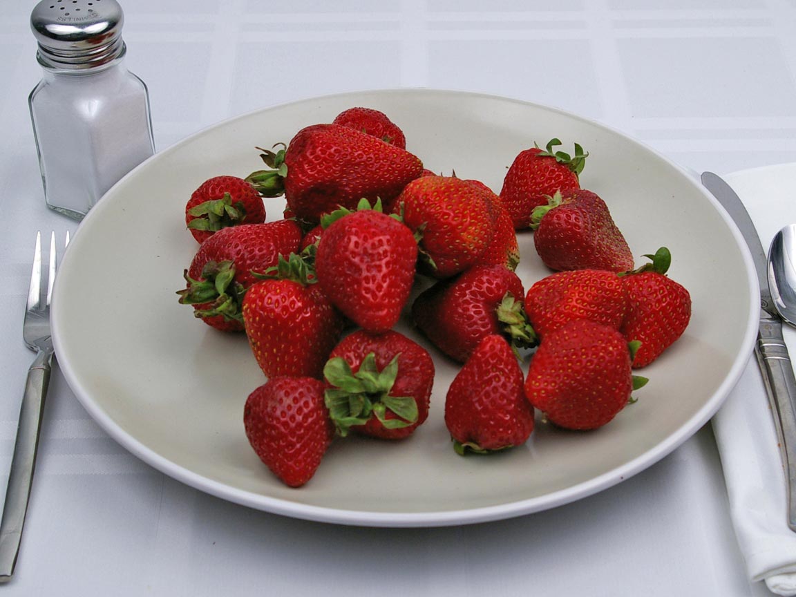 Calories in 481 grams of Strawberries
